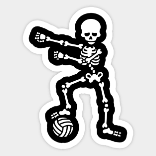 (Beach) volleyball floss dance flossing skeleton dab dabbing Sticker